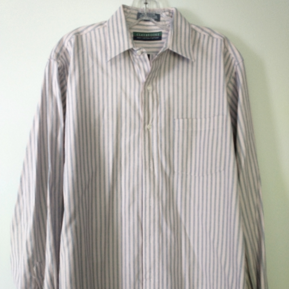 NWOT Claybrooke mens shirt Size 16